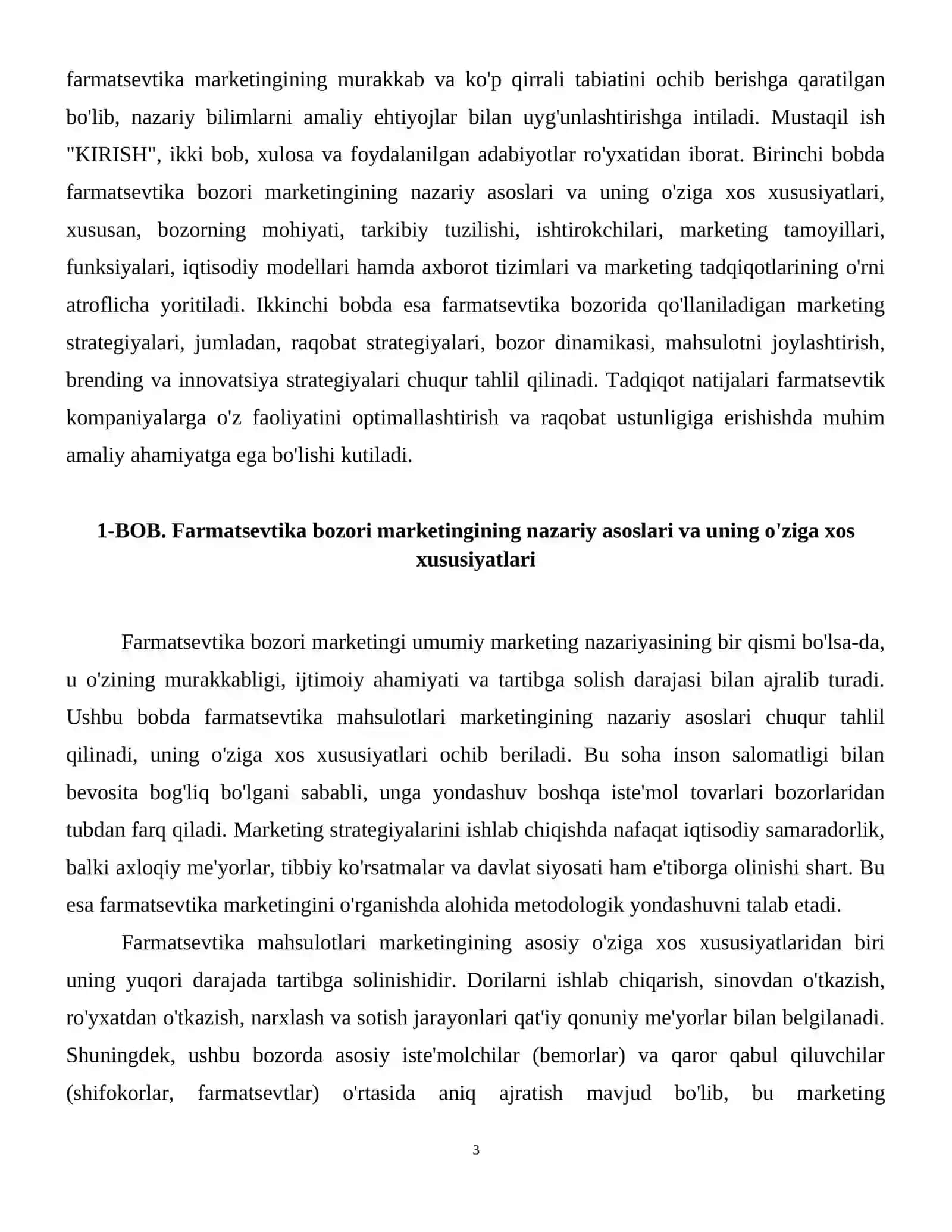 Farmatsevtika bozori tizimida marketingning nazariy asoslari 4