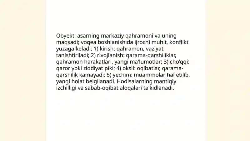 Mutolaa qilingan badiiy asar 4