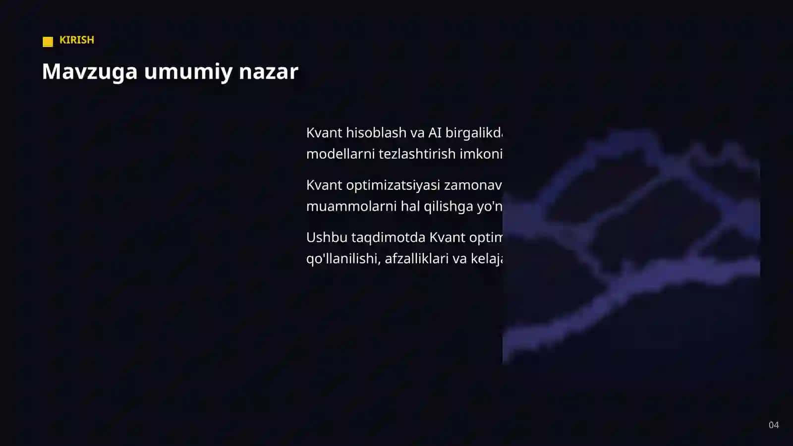 KVANT HISOBLASH VA AI 4