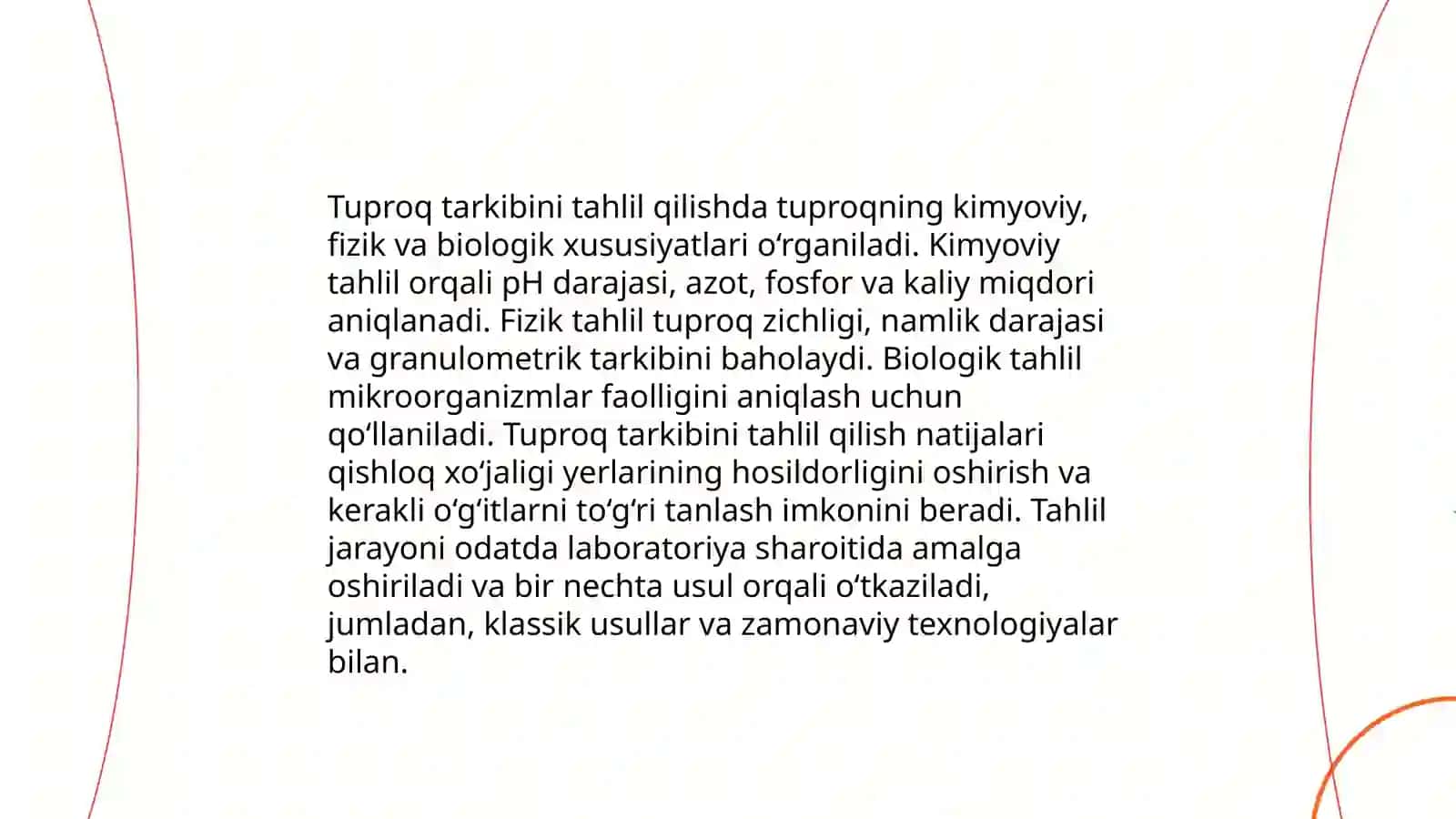 Tuproq namunalari olish usullari 4