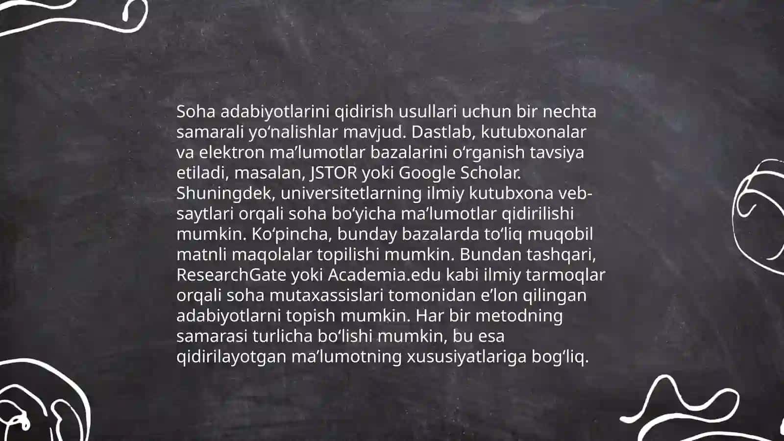 Ilmiy kutubxonalar ARMlarda soha adabiyotlarini qidirishda katalog va kartotekalar tizimlaridan foydalanishning oʻrni 4
