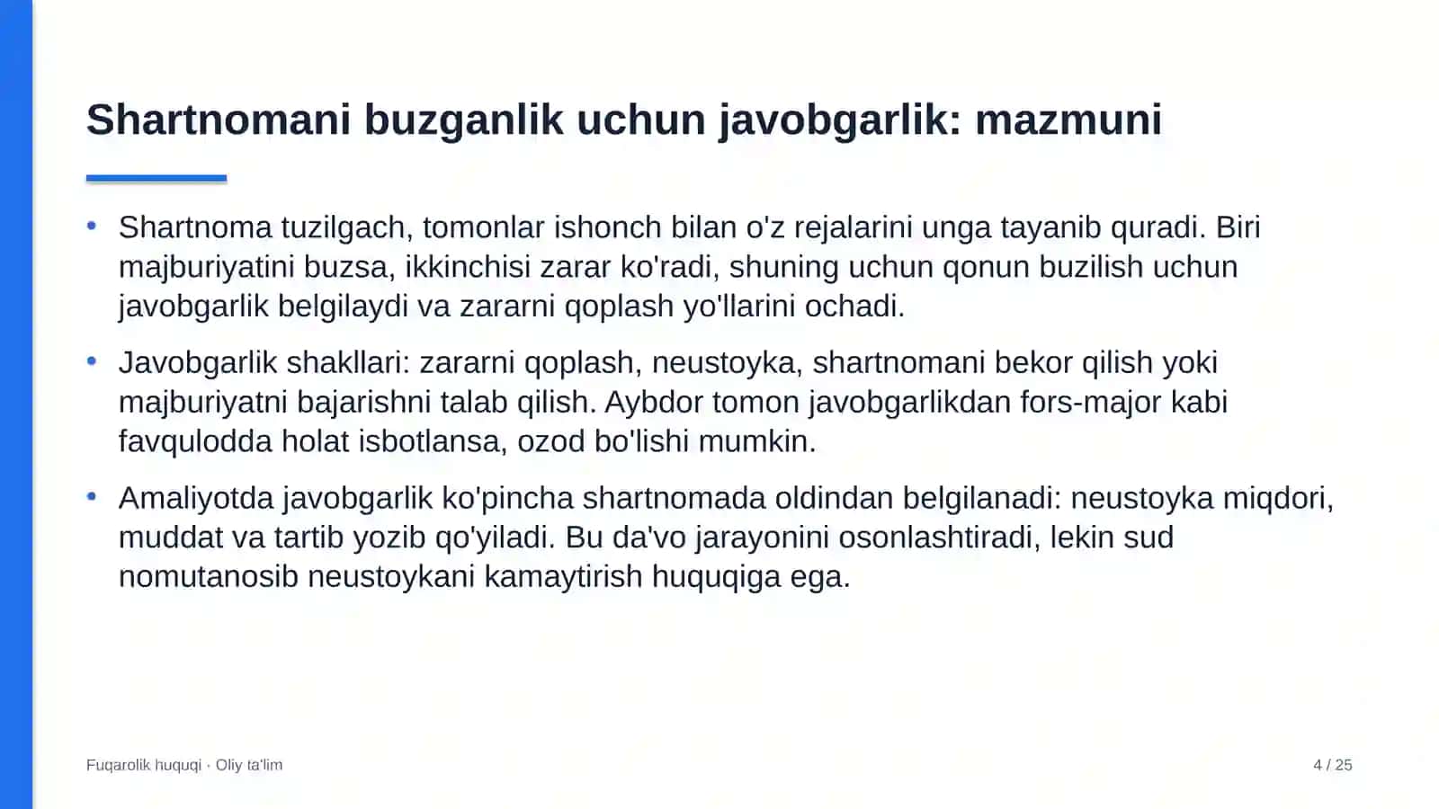 yoqilg'i quyish shoxobchalarida shartnomani buzganlik uchun javobgarlik 9119 4