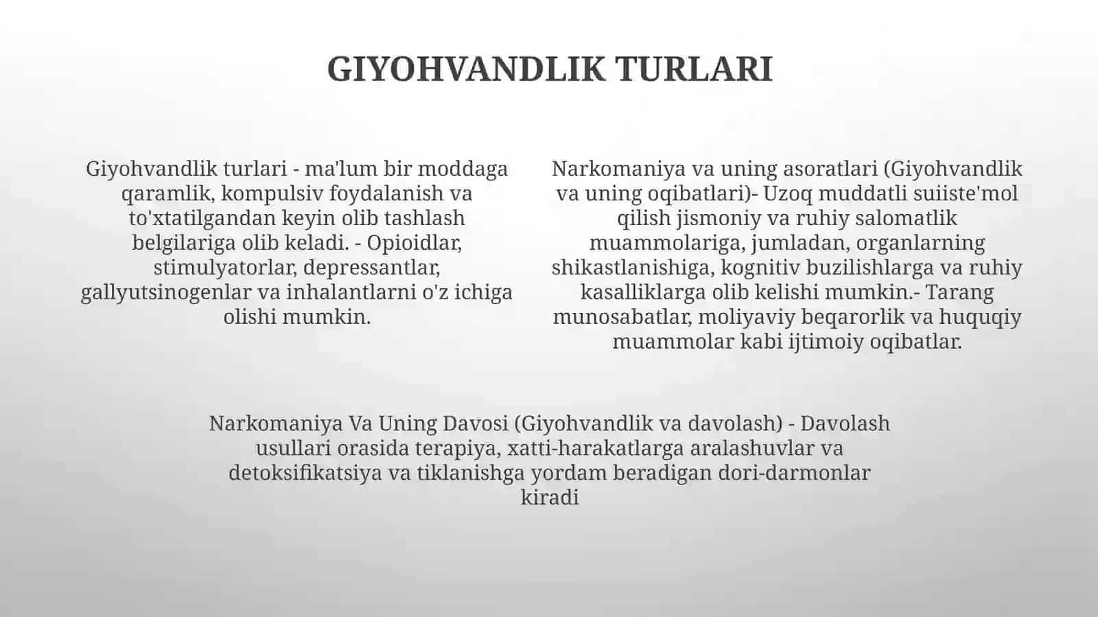 Narkomaniya va uning asoratlari 4