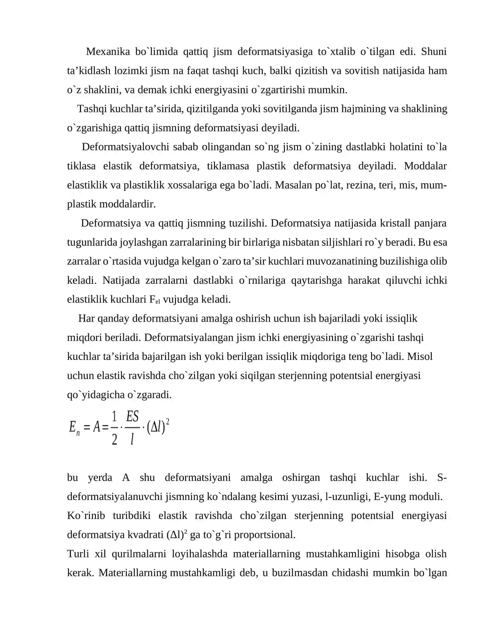 Deformatsiyalanuvchi qattiq jism mexanikasi asoslari 4