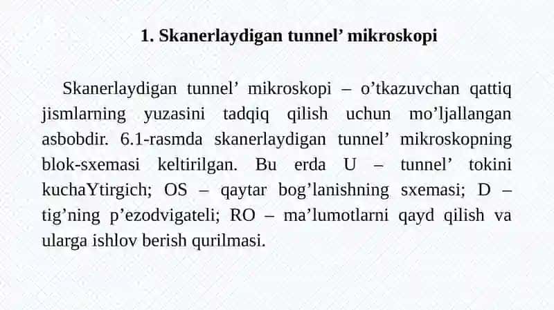 O‘LCHASH TEXNIKASIDA QO‘LLANILADIGAN KVANT ASBOBLARI 4