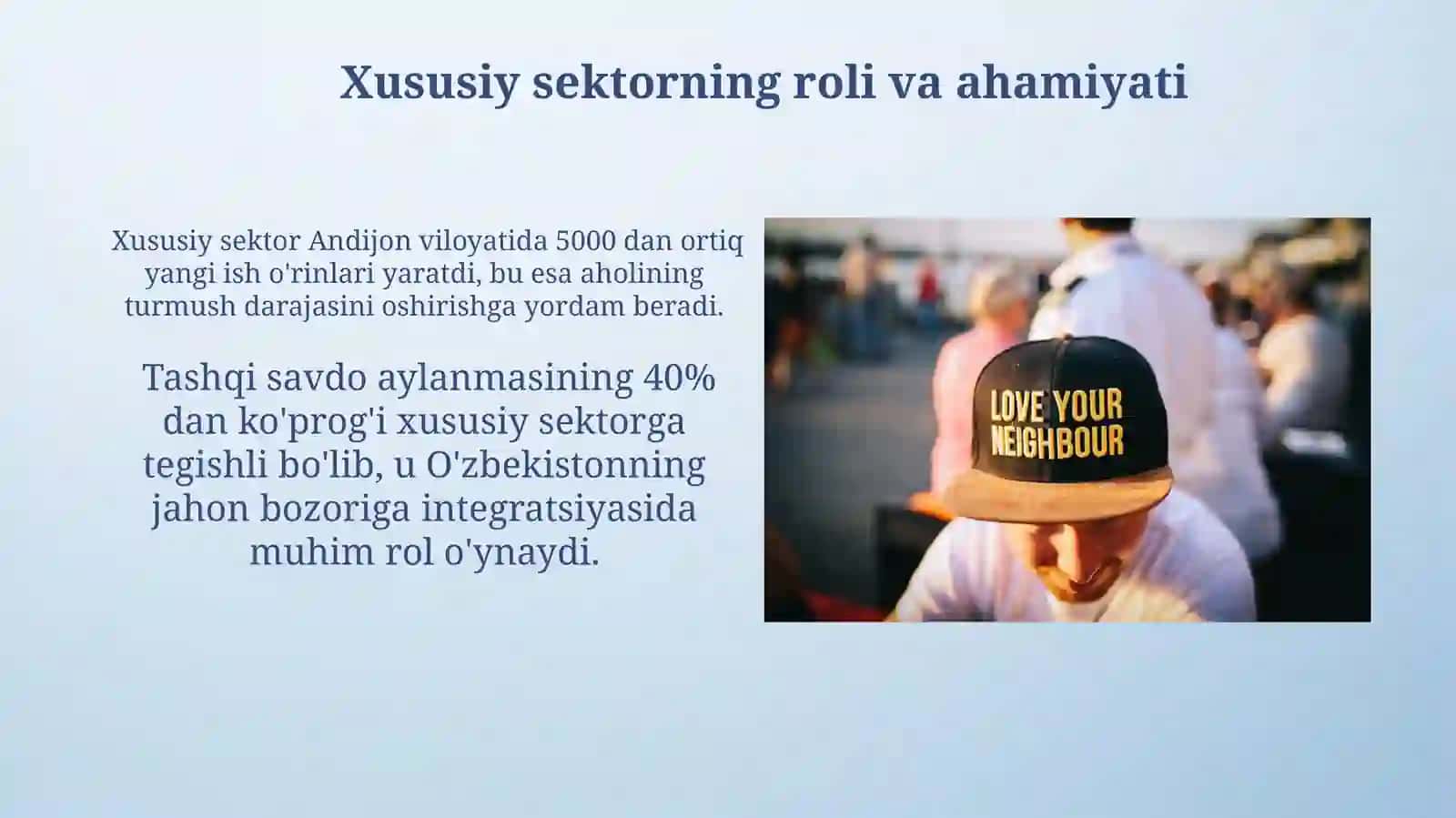 Iqtisodiy òsish va jamoat inistutkari iqtisodiyoti tarkibidagi òzgarishlari 4