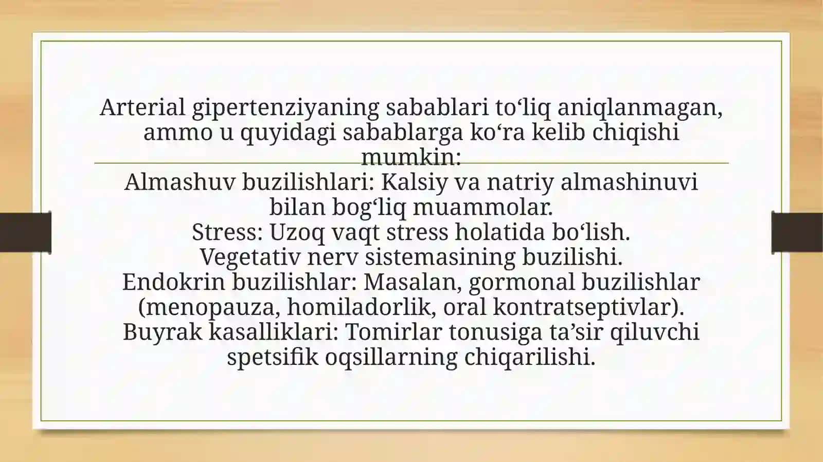 Essensial gipertoniya patogenezining zamonaviy aspektlari 4