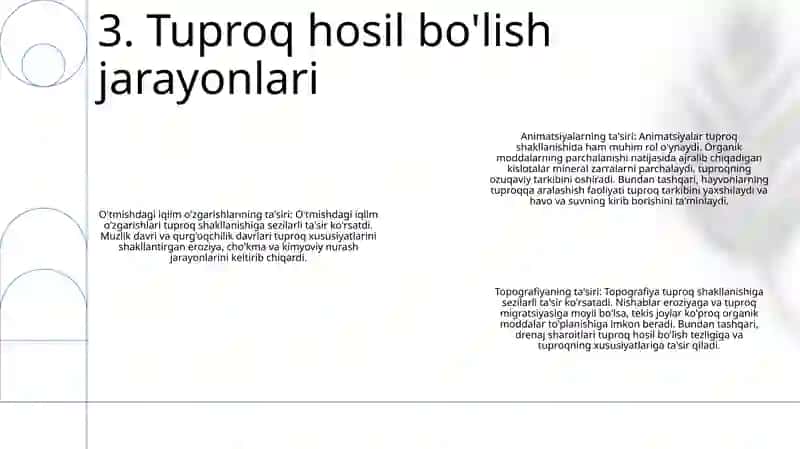 Tuproqlar Geografik Tarqalishining Asosiy Qonuniyatlari 4