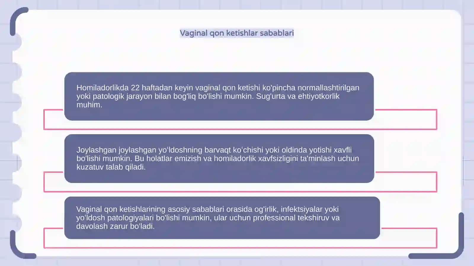 22 Haftalik homiladorlik va qon ketishlar 4