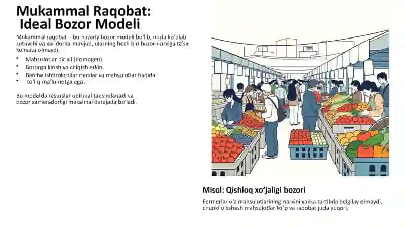 Raqobat va Monopoliya: Bozor Tuzilmalari va Iqtisodiy Ta’siri 4