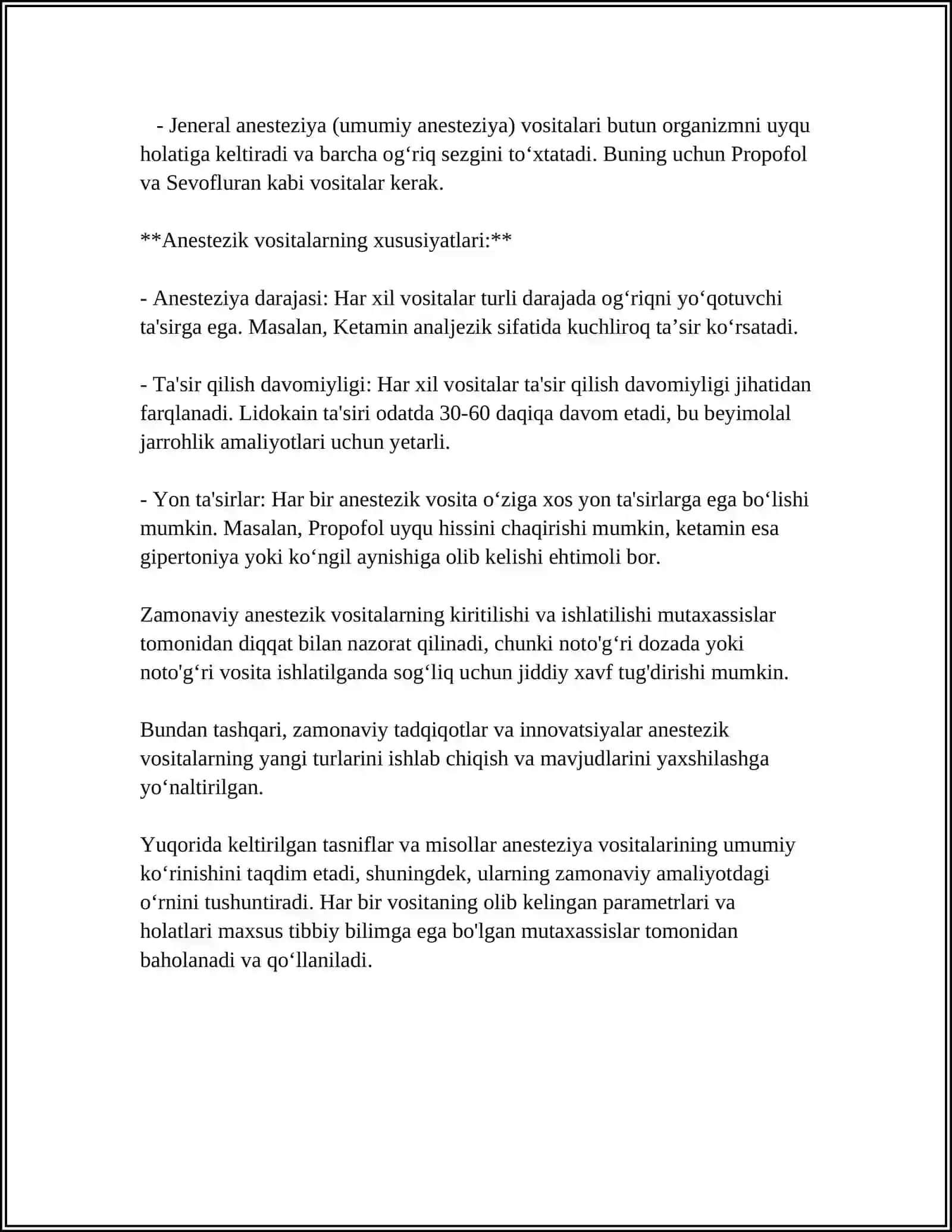 ZAMONAVIY ANASTETIK VOSITALAR 4