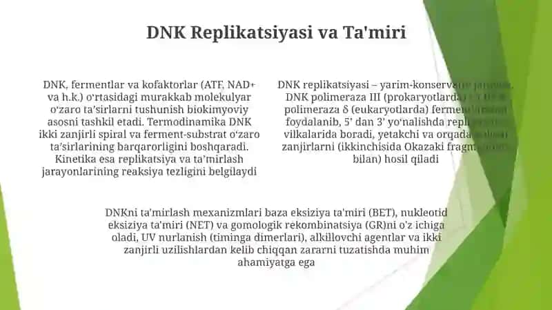 Tam bilishning biokimyoviy asoslari 4