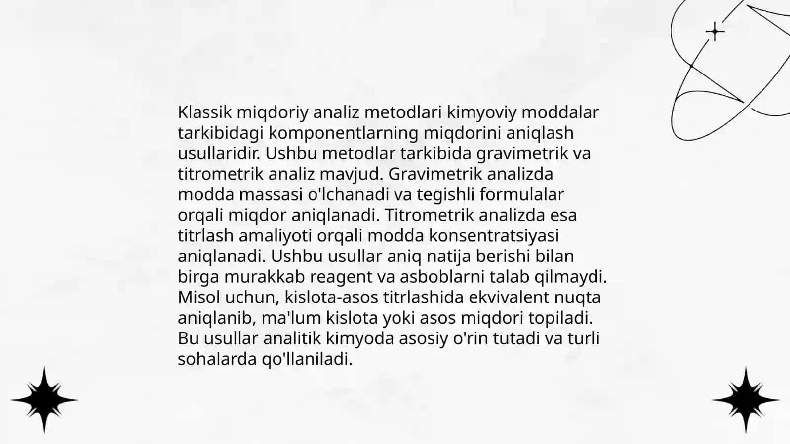 Miqdoriy analizning asosiy tushunchalari 4