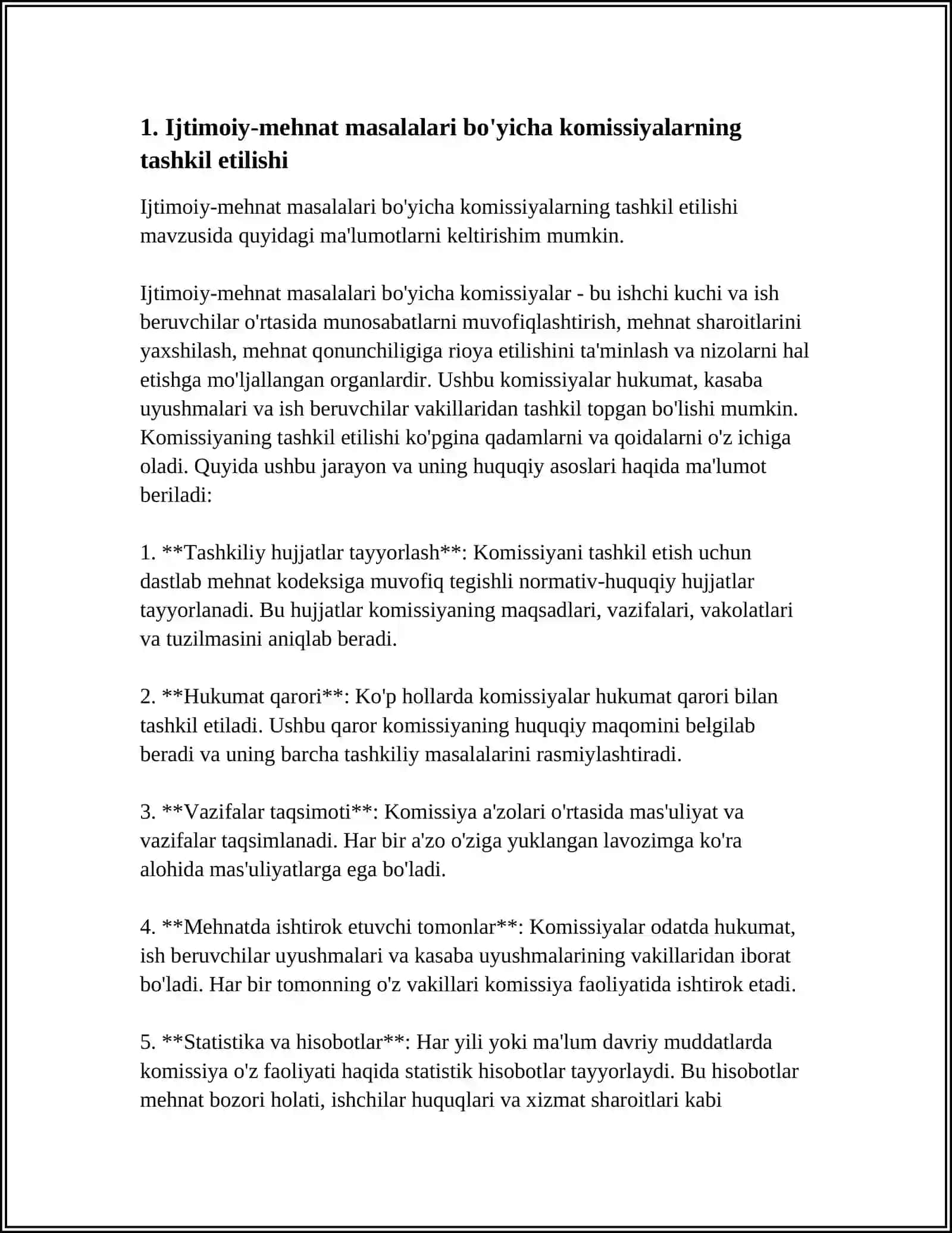 IJTIMOIY-MEHNAT MASALALARI BO'YICHA KOMISSIYALAR VA ULARNING VAKOLATLARI 4