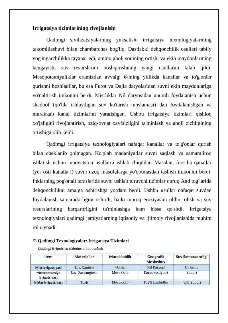 Antik davr texnologiyalari 4