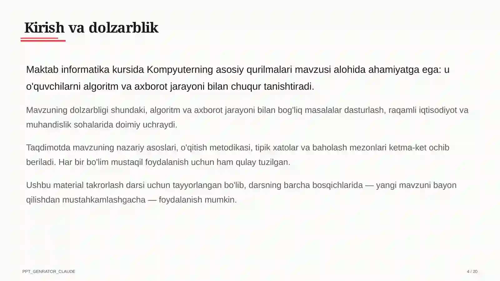 Kompyuterning asosiy qurilmalari (5-sinf) 4