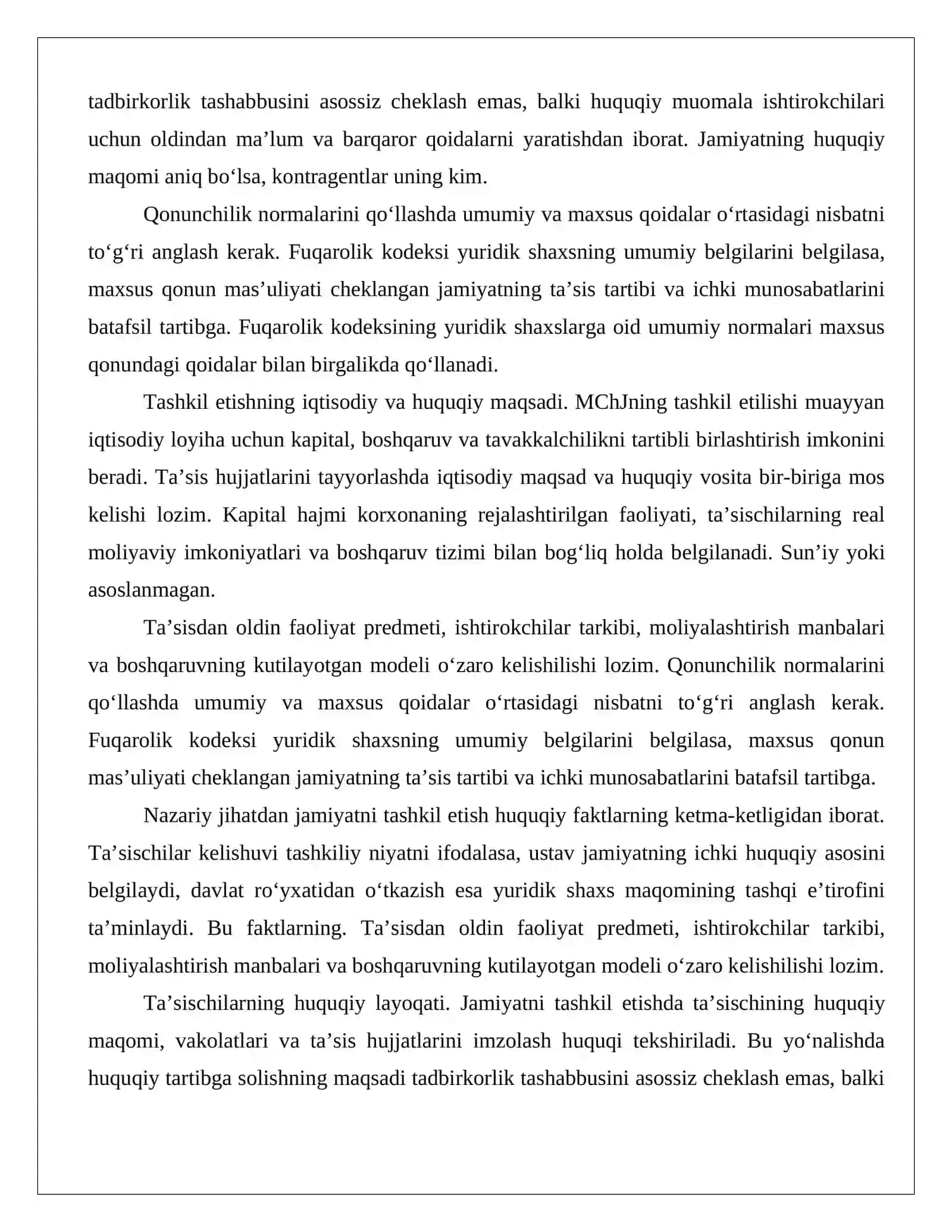 Yangi tahrirdagi MCHJ qonuni asosida jamiyatni tashkil etish ta’sischilar qarori, ustav, ulushlar va davlat ro‘yxatidan o‘tkazish.docx 4