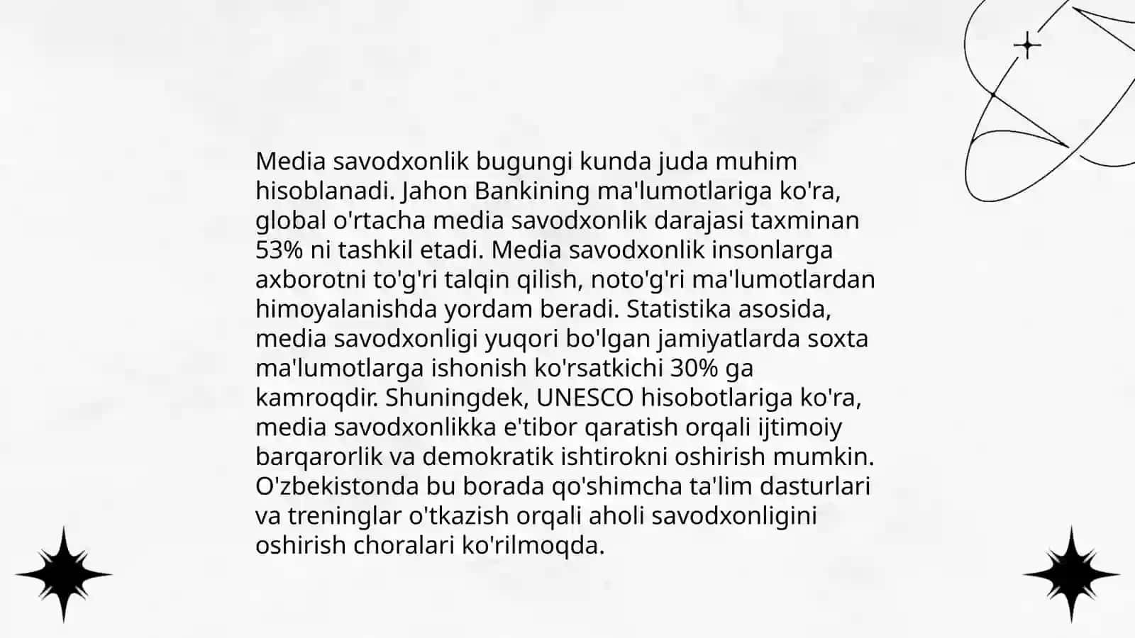 Media savodxonlikni rivojlantirish yóllari 4