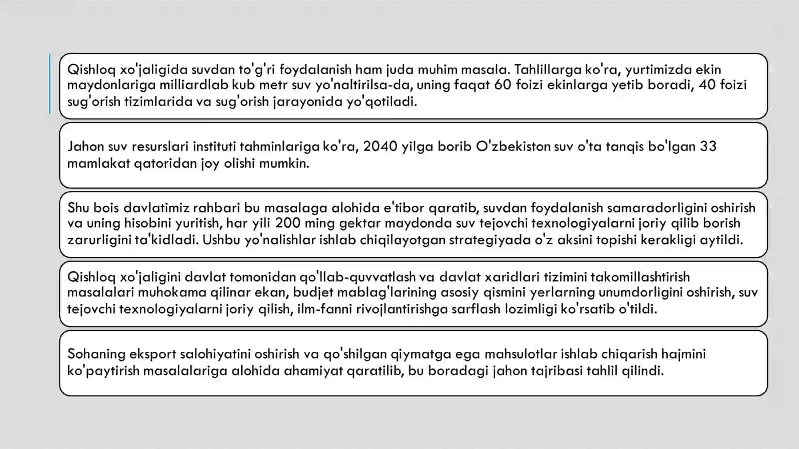 QISHLOQ XO’JALIGI VA SANOAT SOHASIDAGI O’ZGARISHLAR 4