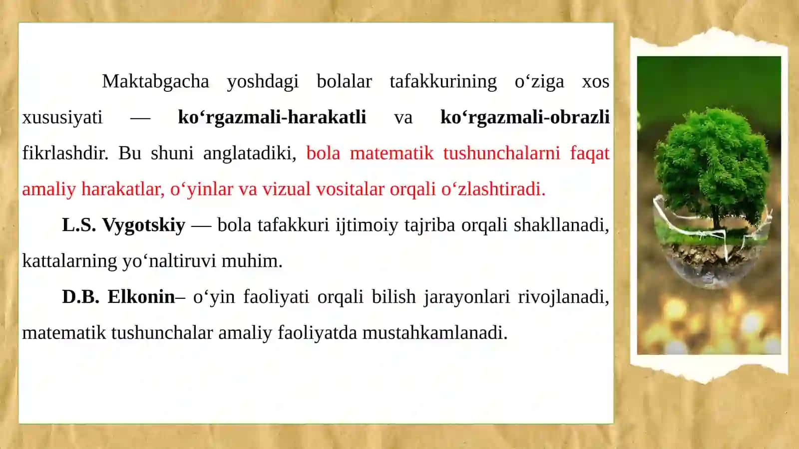 Maktabgacha yoshdagi bolalarni mantiqiy va matematik rivojlantirish va o‘qitishning zamonaviy texnologiyalari 4