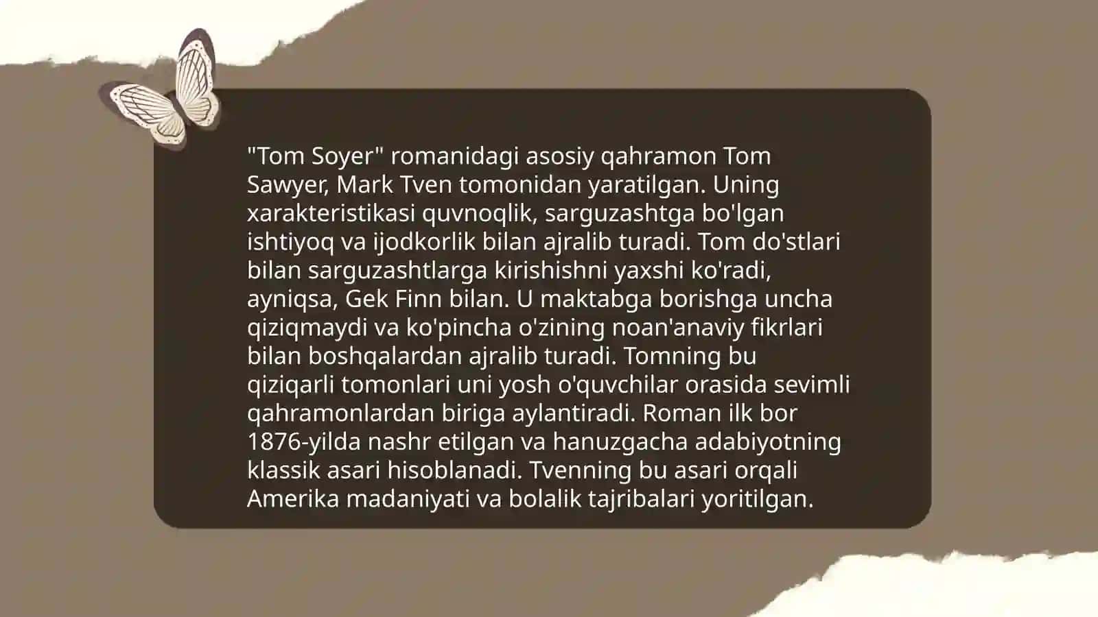 Tom Soyerning sarguzashtlari 4