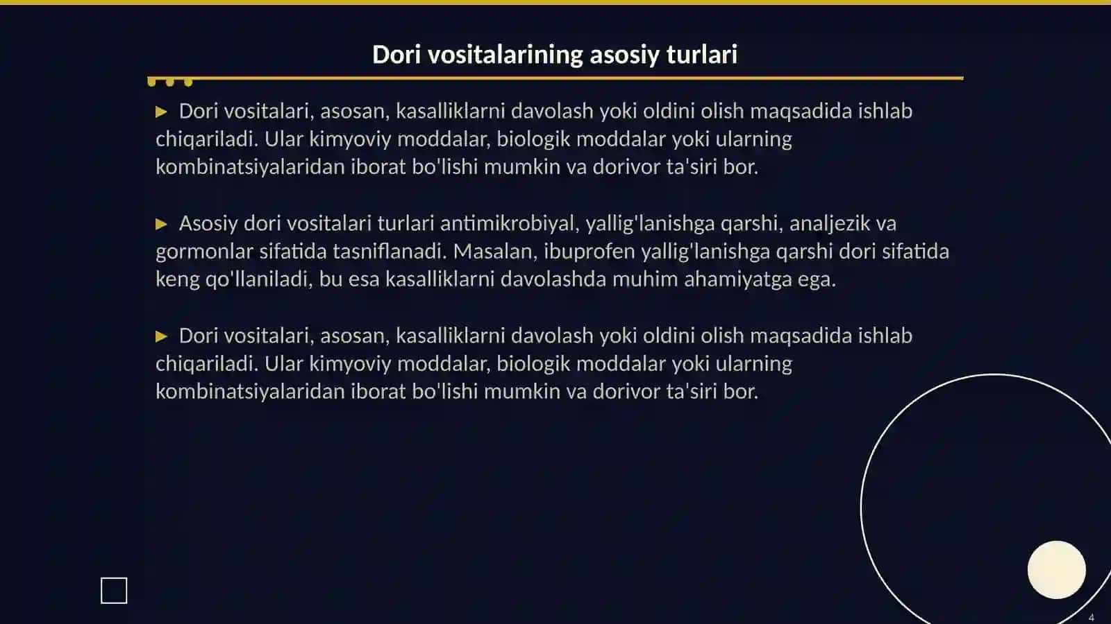 Biologik faol qo'shimchalar va dori vositalarining qiyosiy tahlili 4