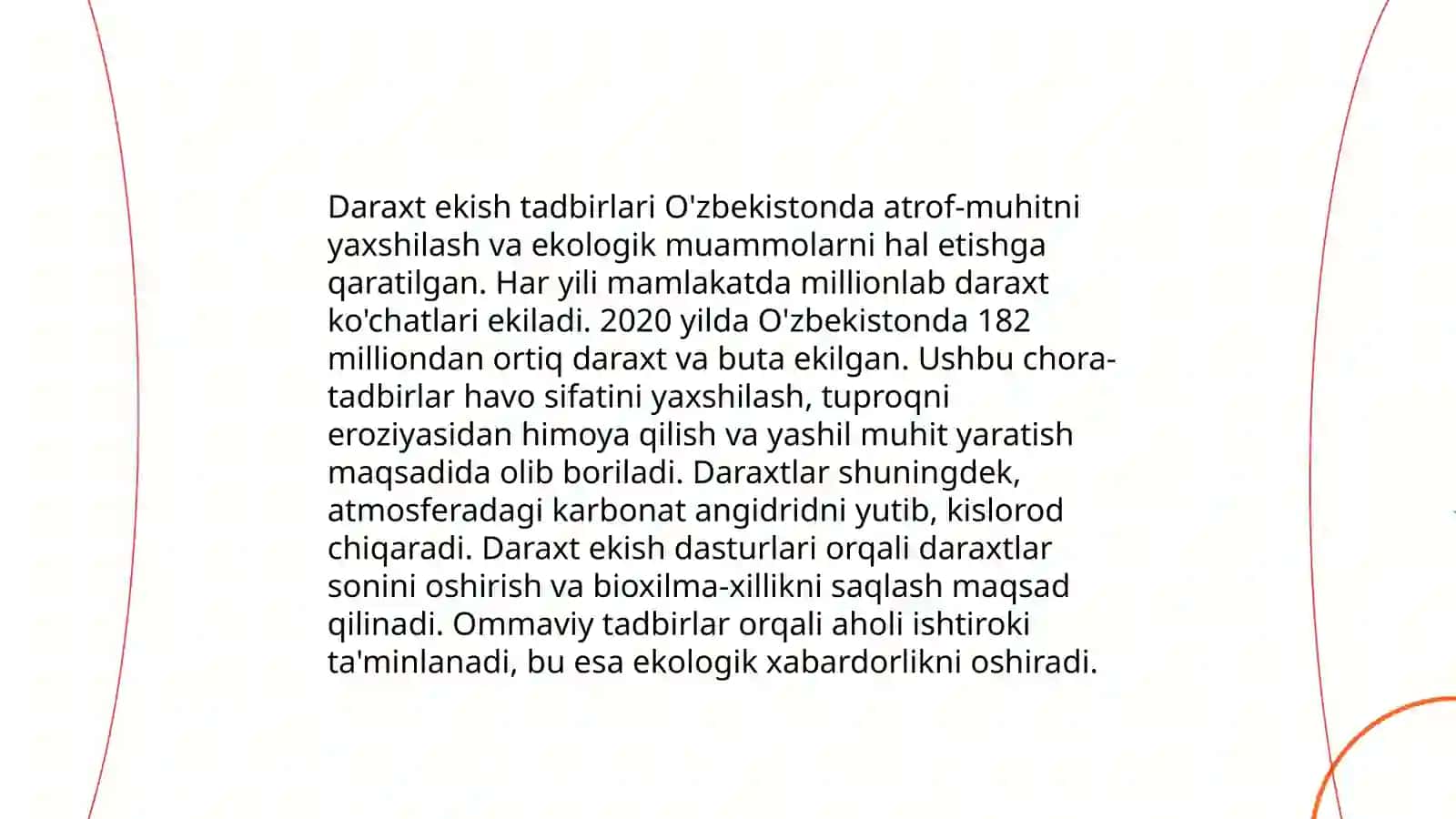 Ekologik madaniyatni rivojlantirish 4