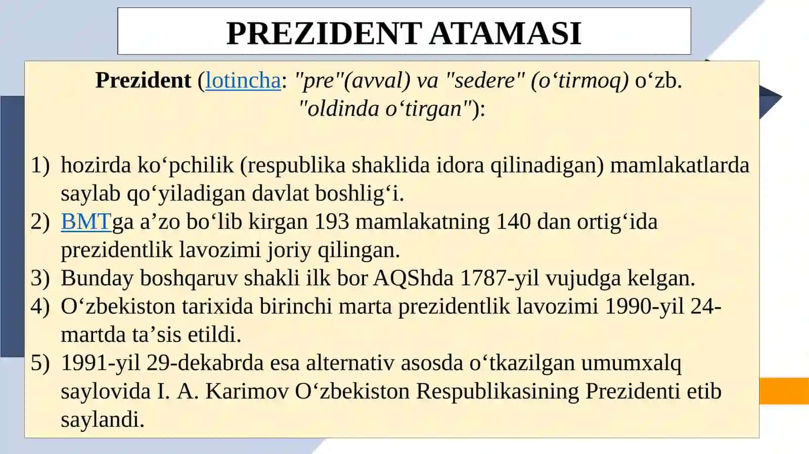O`zbekistonda Demokratik, Fuqarolik Jamiyati Asoslarining Shakllanishi, Amalga Oshirilgan Siyosiy Ishlotlar 4