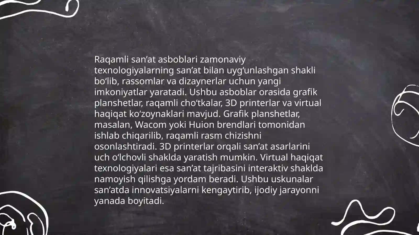Animatsion axborotlarni yaratish va qayta ishlash vositalari 4
