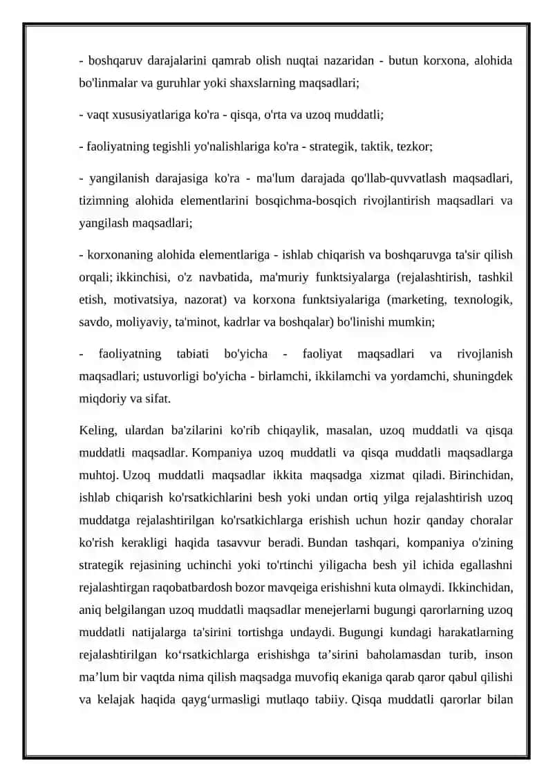 Tashkilot strategiyasi kompaniyani hozir turgan joyi 4