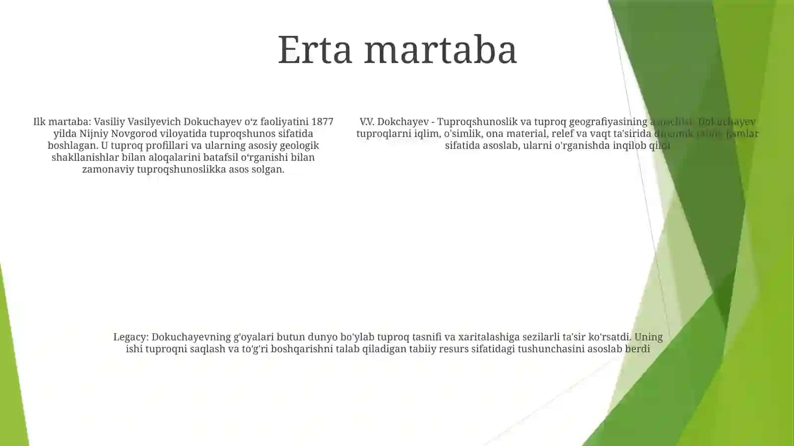 V.V.Dokchayev-Tuproqshunoslik Va TuproqlarGeografiyasiningAsoschisi 4
