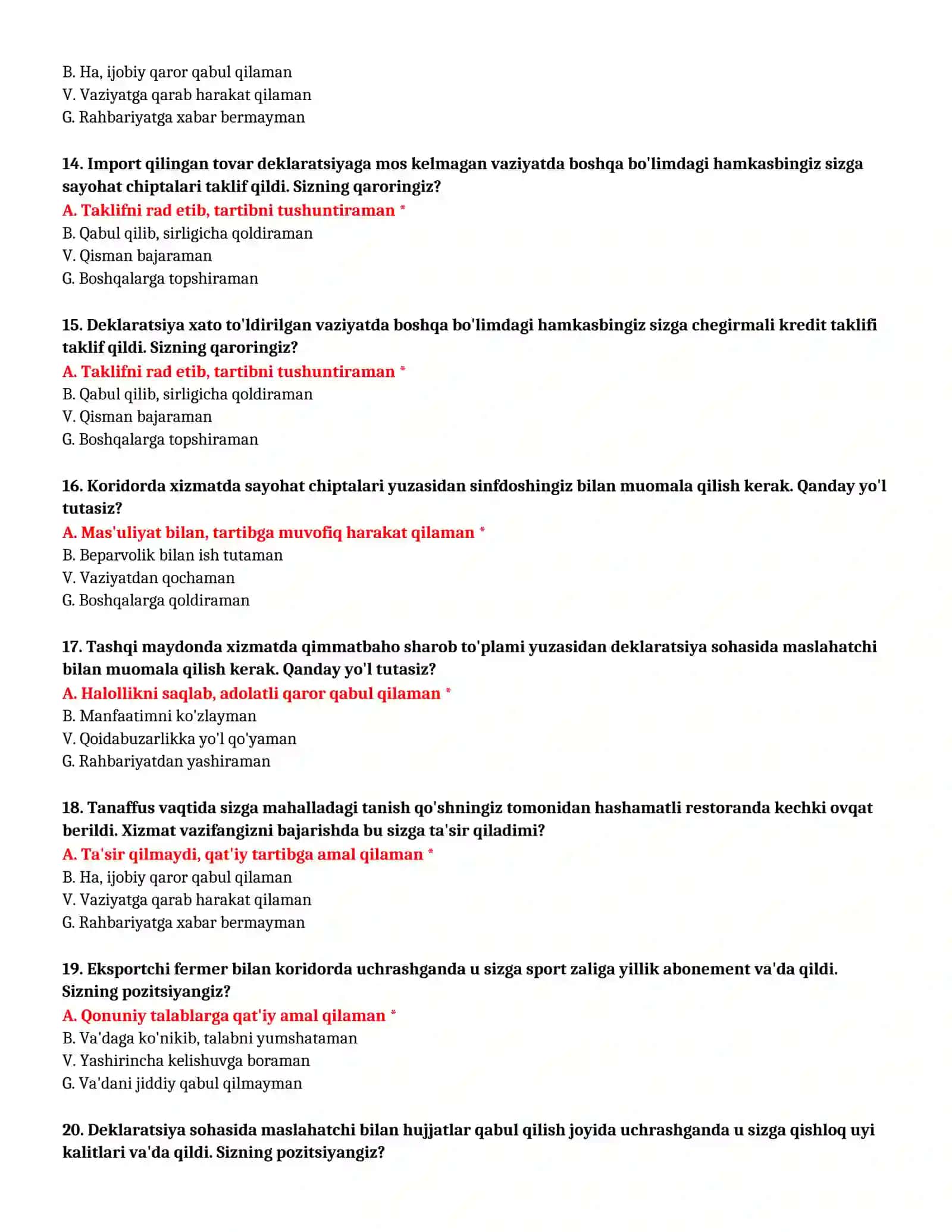 SUHBAT TESTLARI (№ 38) 4