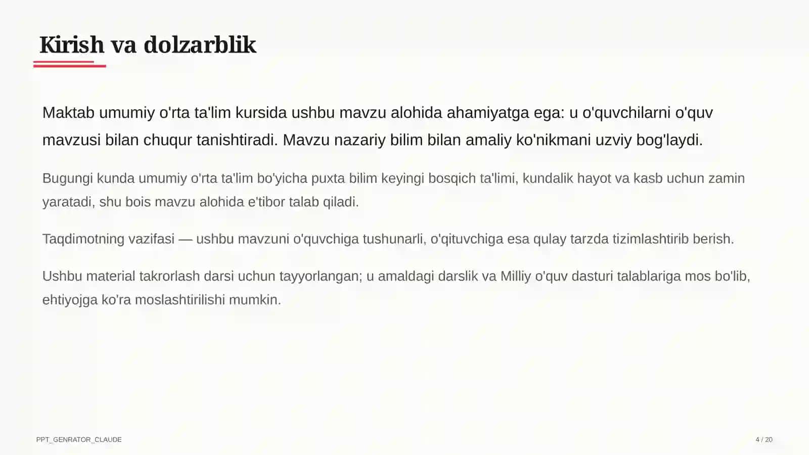 Al-Xorazmiy, Mirzo Ulug'bek va Ibn Sino ixtisoslashtirilgan maktablari: iqtidorli o'quvchilar uchun yo'l 4