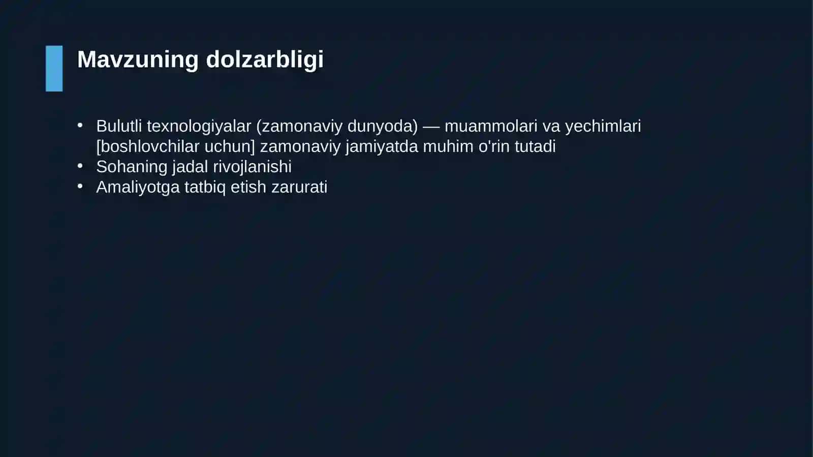 Bulutli texnologiyalar (zamonaviy dunyoda) — muammolari va yechimlari [boshlovchilar uchun] 4