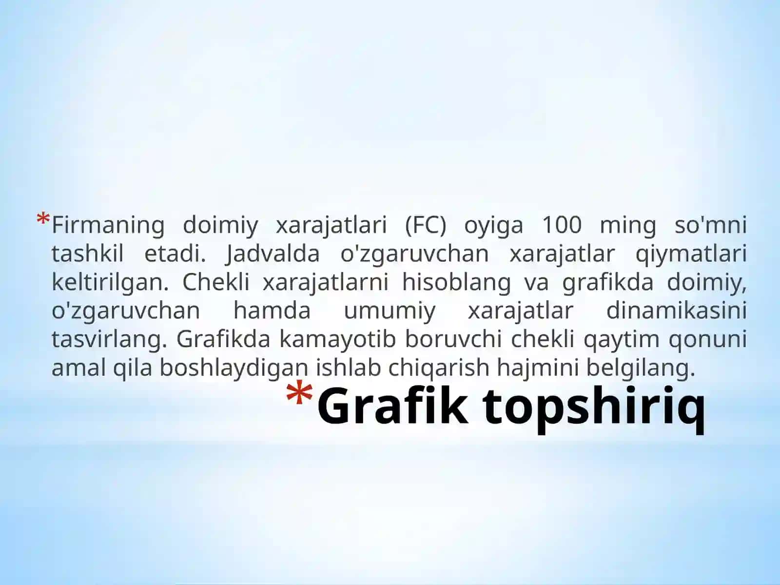 Iqtisodiyot - Tashkilot iqtisodiyoti 4