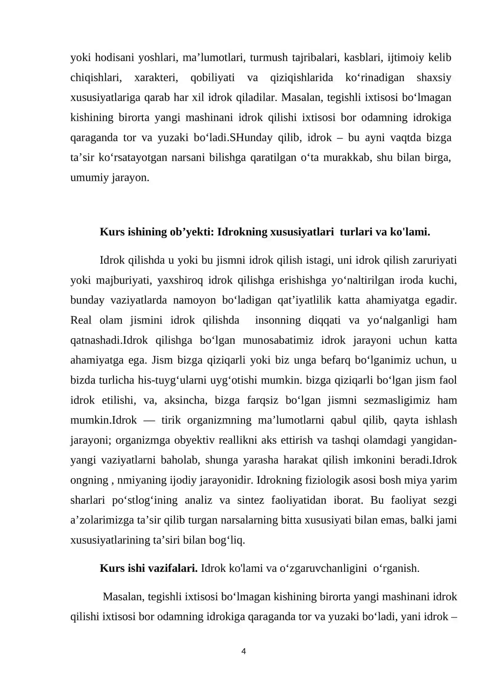 Idrok ko'lami 4
