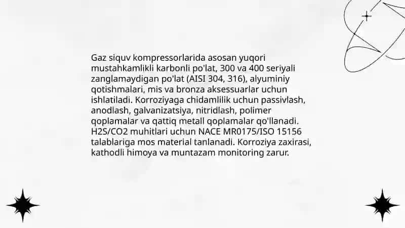 Zamonaviy gaz siquv kompressorlari 4