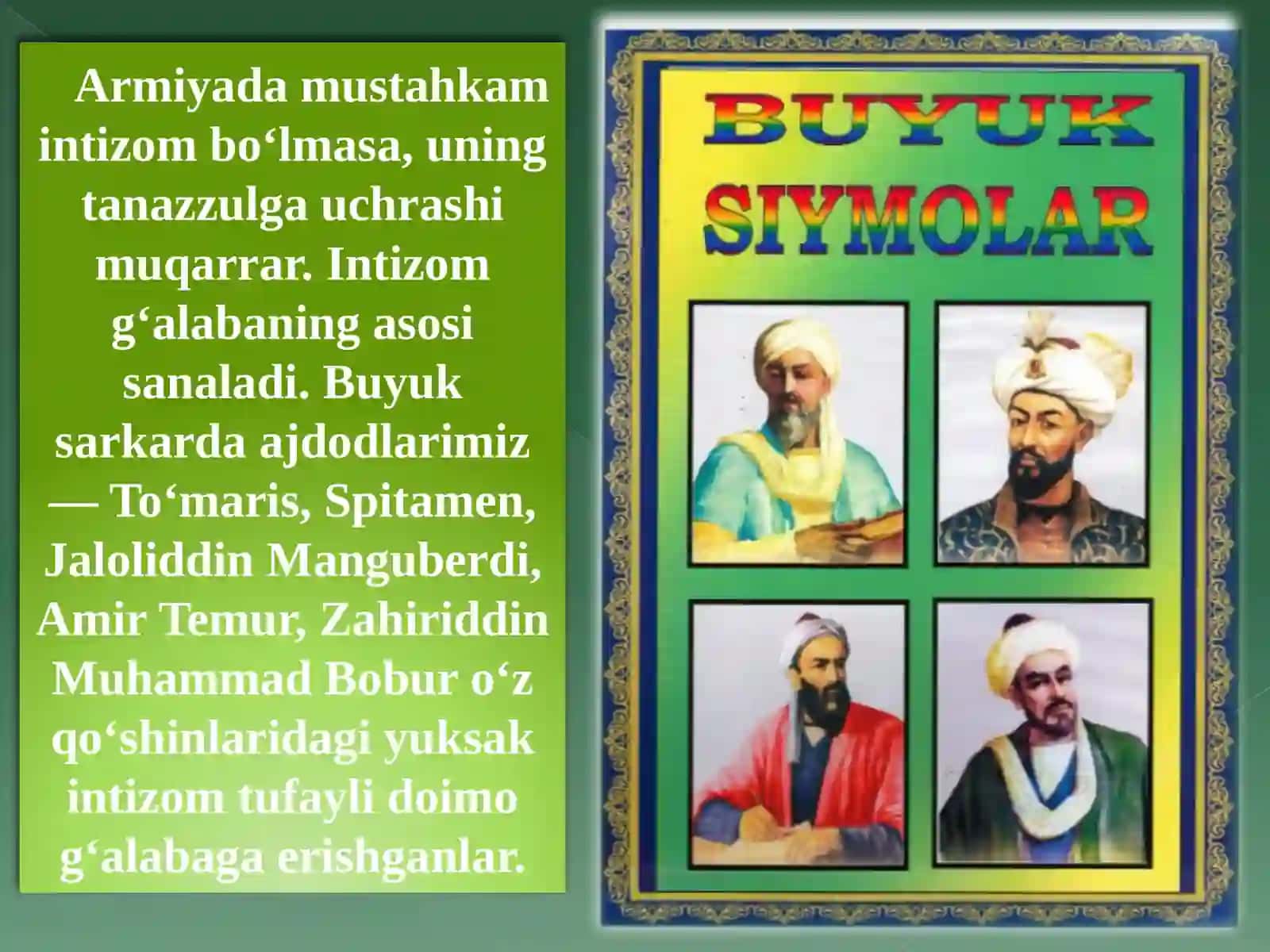 Harbiyintizom va harbiy hizmatchilarning majburyatlari 4
