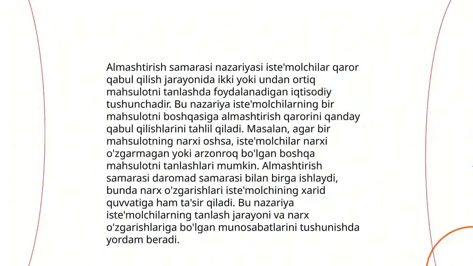 Daromad va almashtirish samarasi 4