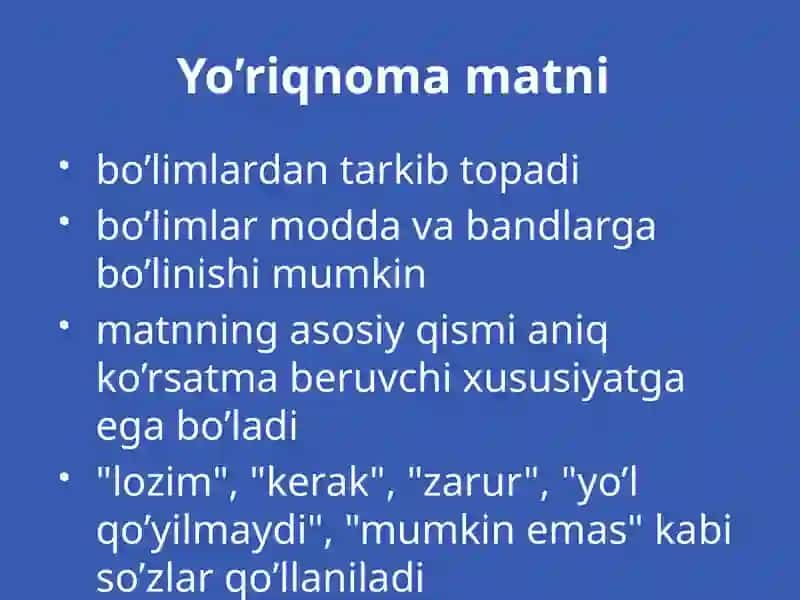 Tashkiliy-farmoyishli hujjatlar 4