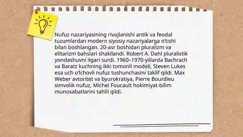 Nufuz nazariyasi haqida 4