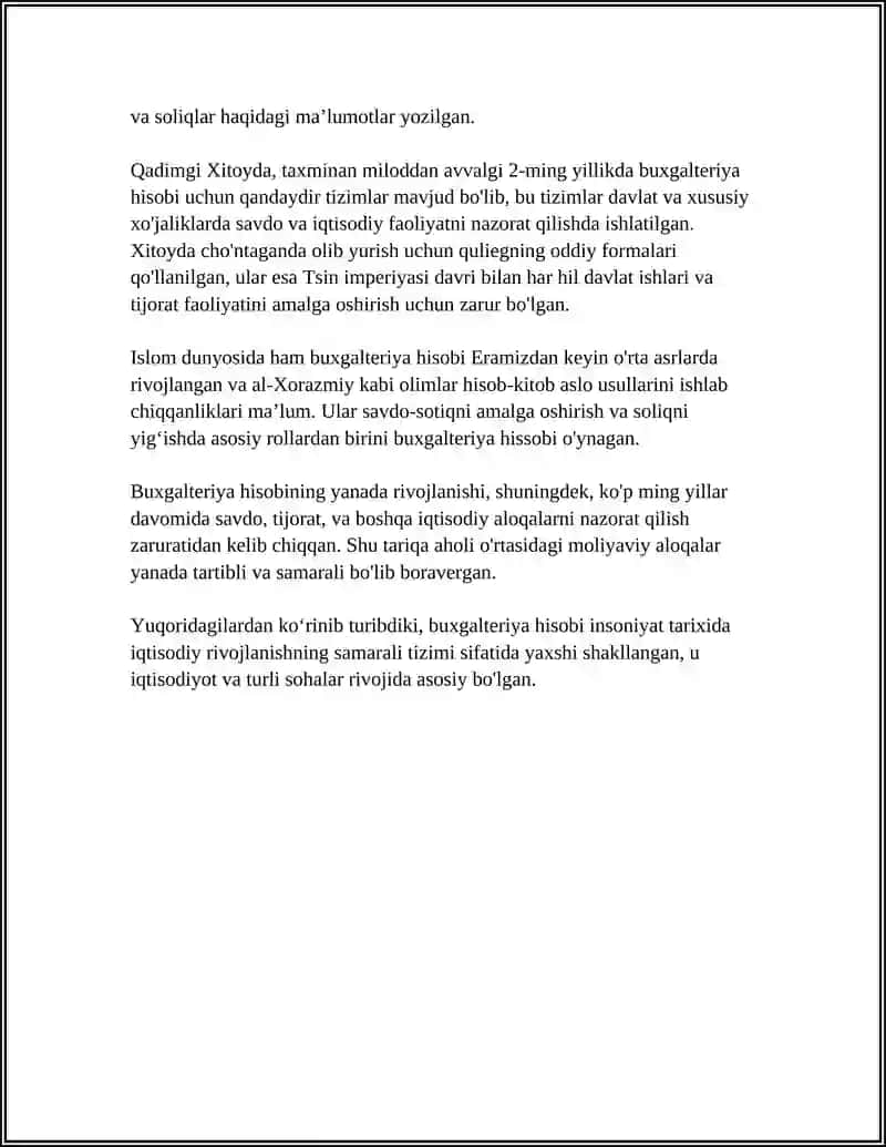 BUXGALTERIYA HISOBINING TARIXIY RIVOJLANISHI 4