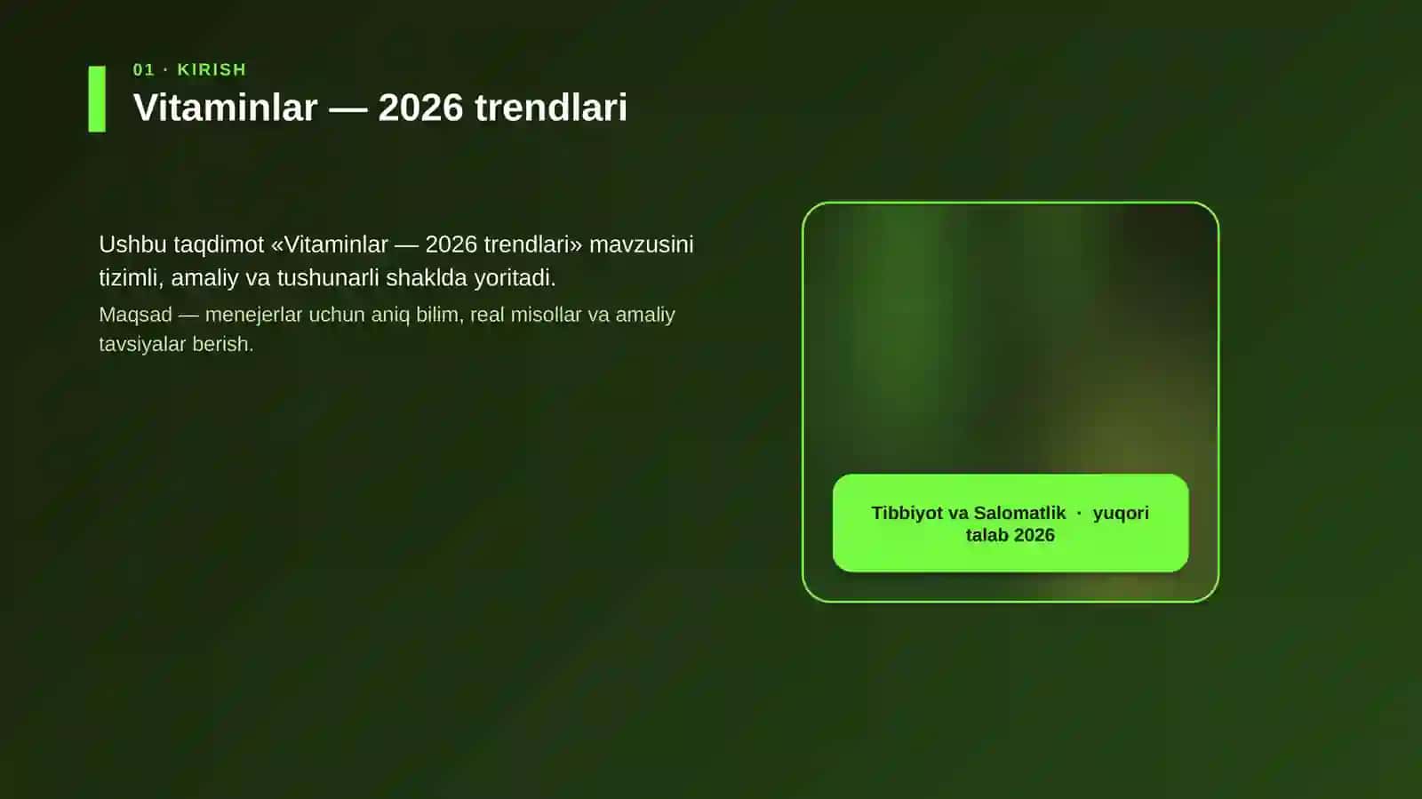 Vitaminlar — 2026 trendlari 4