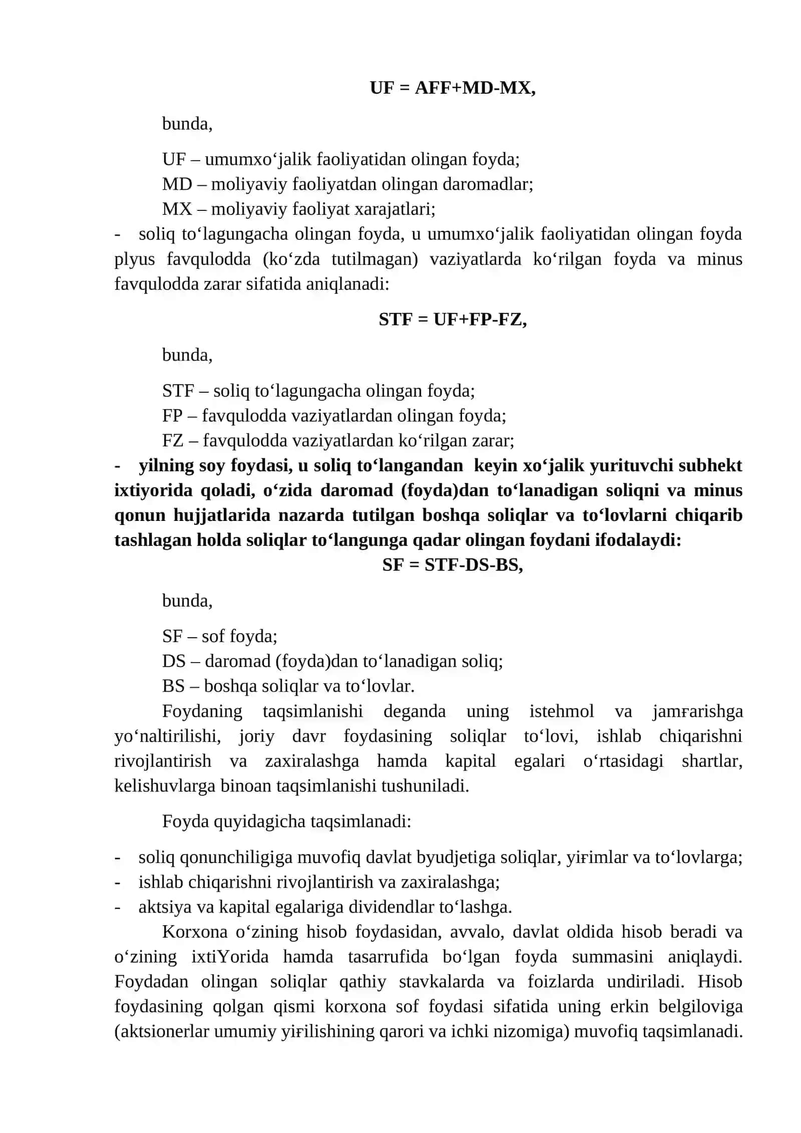 Moliyaviy natijalarni hisobga olish. Asosiy xo‘jalik faoliyatidan olingan olinadigan daromadlar hisobi 4