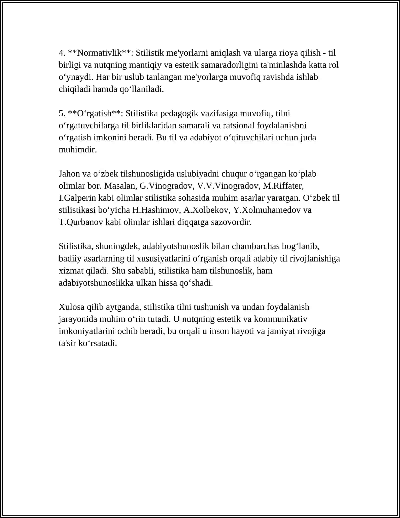 STILISTIKA 4