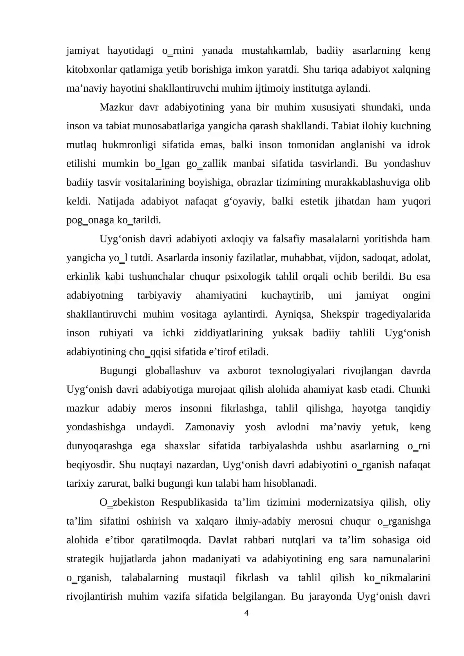 UYGʻONISH DAVRI ADABIYOTINING AHAMIYATI 4