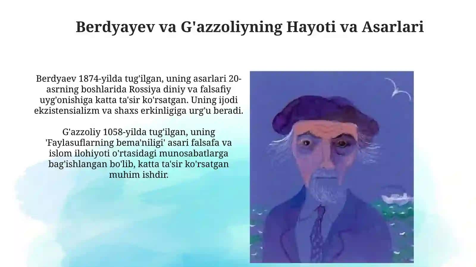 Din va hurfikrlilik (Berdyaev va G'azzoliy qarashlari qiyosi) 4