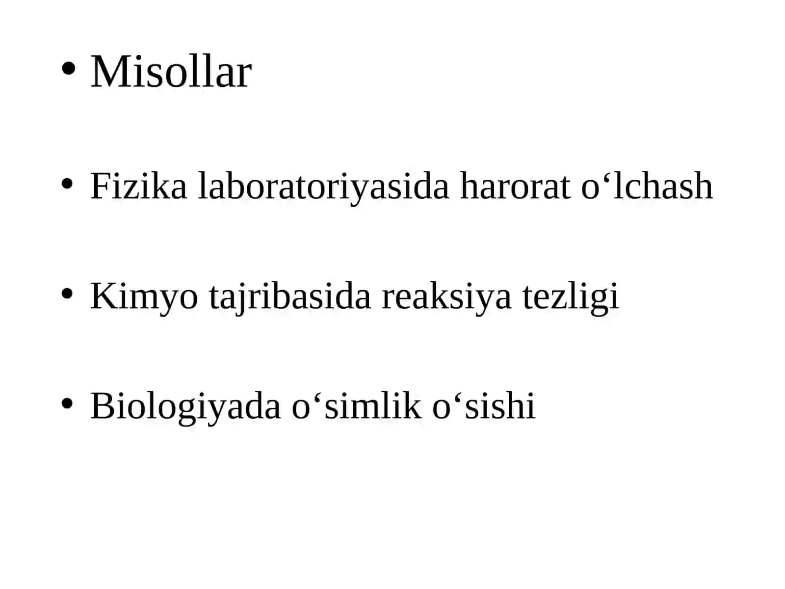 Eksperiment natijalariga statistik ishlov berish 4