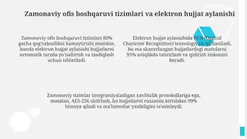 Ofis boshqaruvi: Ta'rif va ahamiyat 4