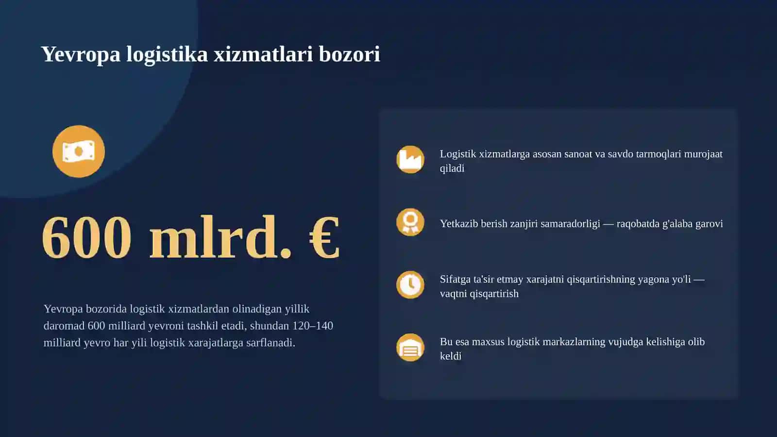 TIJORAT LOGISTIKASI KURSI — 2-SEMINAR 4